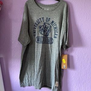 NWT U of Michigan XXL Retro Brand T-Shirt